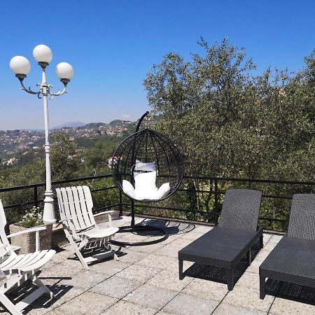 La Vivagna - Casa Vista Mare Tra Gli Ulivi Villa Leivi ภายนอก รูปภาพ