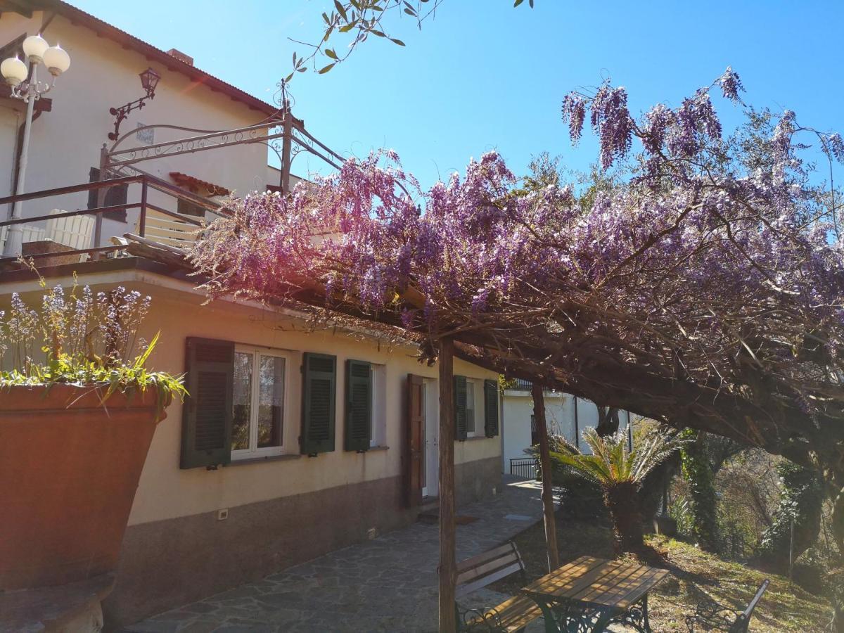 La Vivagna - Casa Vista Mare Tra Gli Ulivi Villa Leivi ภายนอก รูปภาพ