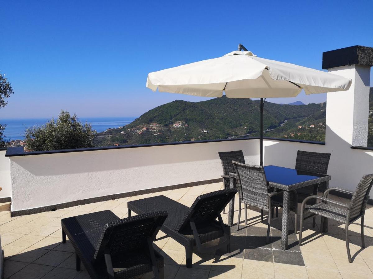 La Vivagna - Casa Vista Mare Tra Gli Ulivi Villa Leivi ภายนอก รูปภาพ