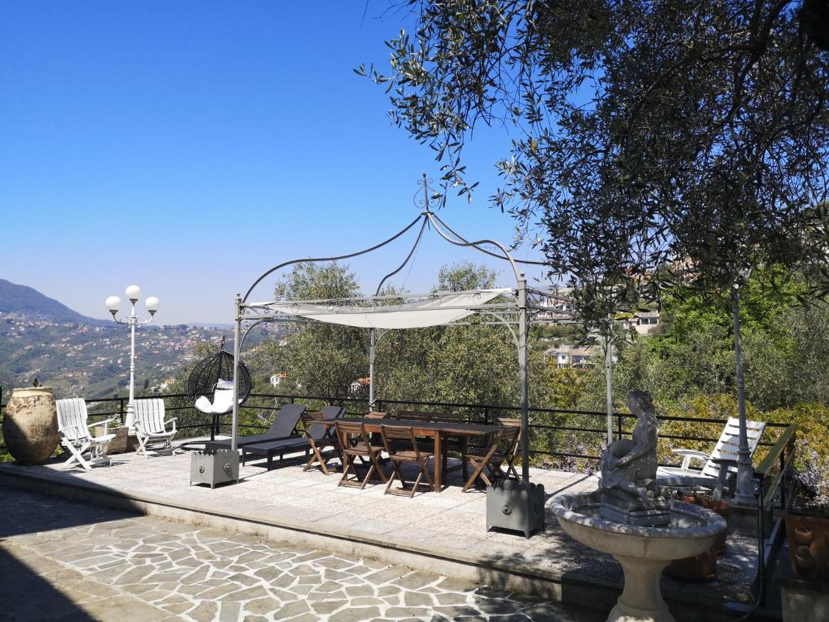 La Vivagna - Casa Vista Mare Tra Gli Ulivi Villa Leivi ภายนอก รูปภาพ