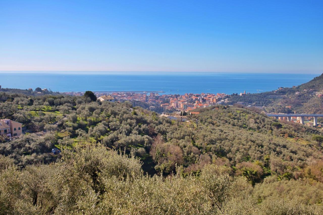 La Vivagna - Casa Vista Mare Tra Gli Ulivi Villa Leivi ภายนอก รูปภาพ
