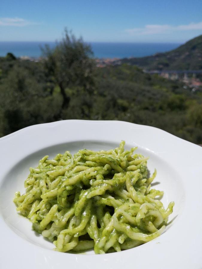 La Vivagna - Casa Vista Mare Tra Gli Ulivi Villa Leivi ภายนอก รูปภาพ