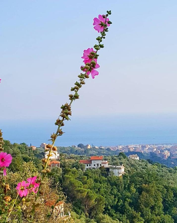 La Vivagna - Casa Vista Mare Tra Gli Ulivi Villa Leivi ภายนอก รูปภาพ