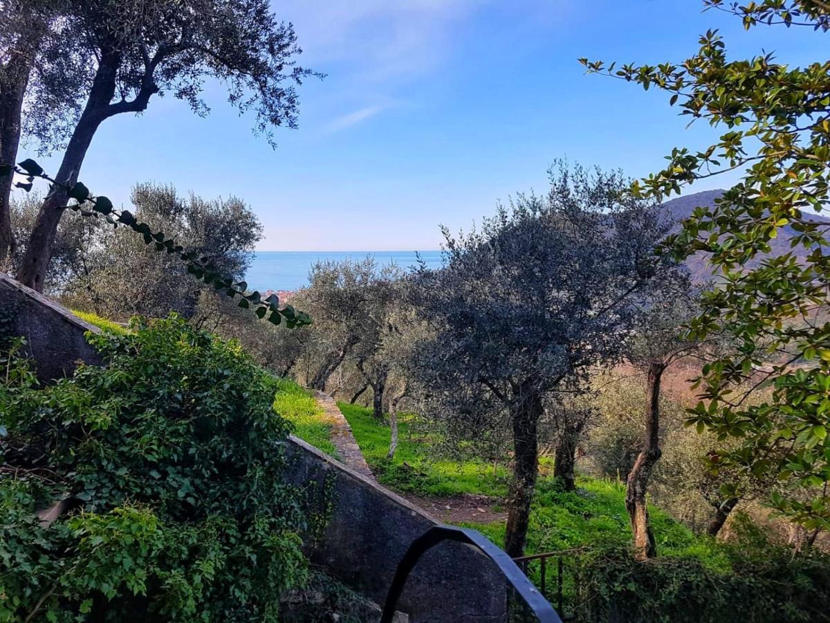 La Vivagna - Casa Vista Mare Tra Gli Ulivi Villa Leivi ภายนอก รูปภาพ