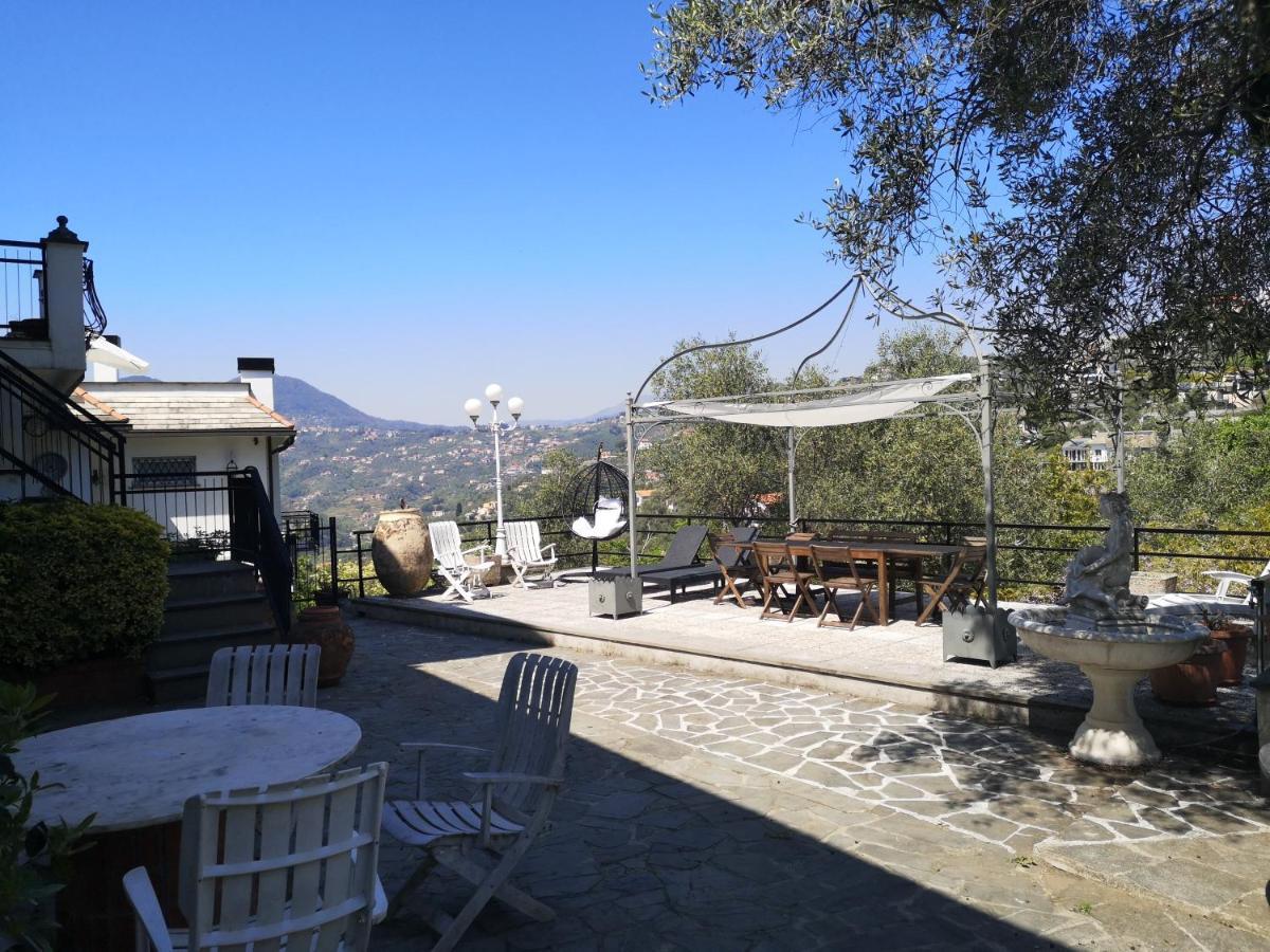 La Vivagna - Casa Vista Mare Tra Gli Ulivi Villa Leivi ภายนอก รูปภาพ